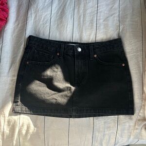 Mango Black Mini Skirt